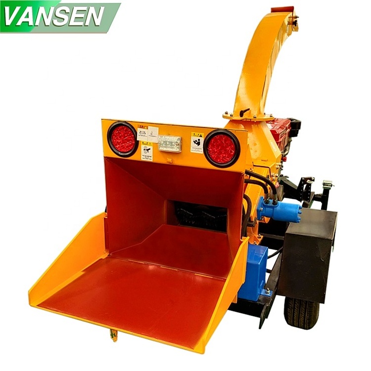 High quality removable diesel wood chipper machine wood log branch crusher cutter machine In Stock