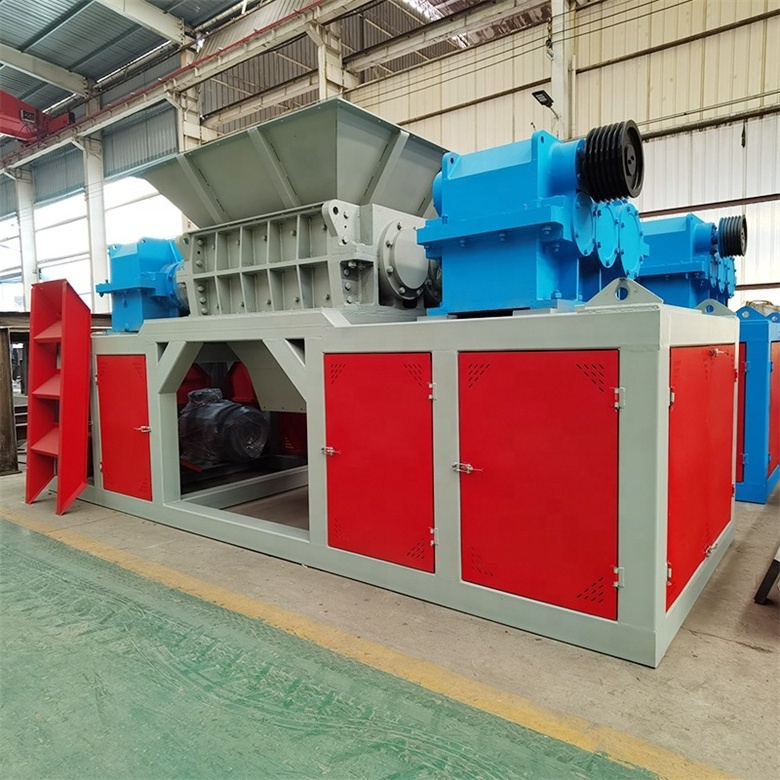 Double shaft animal bone meat crusher shredder machine