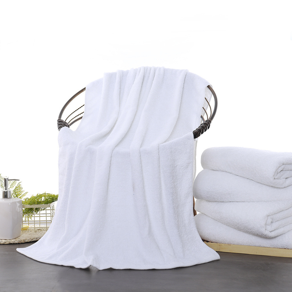 Wholesale White Turkish Spa Towel Hotel Pool Bath Towels 600GSM White 100% Cotton bath towels