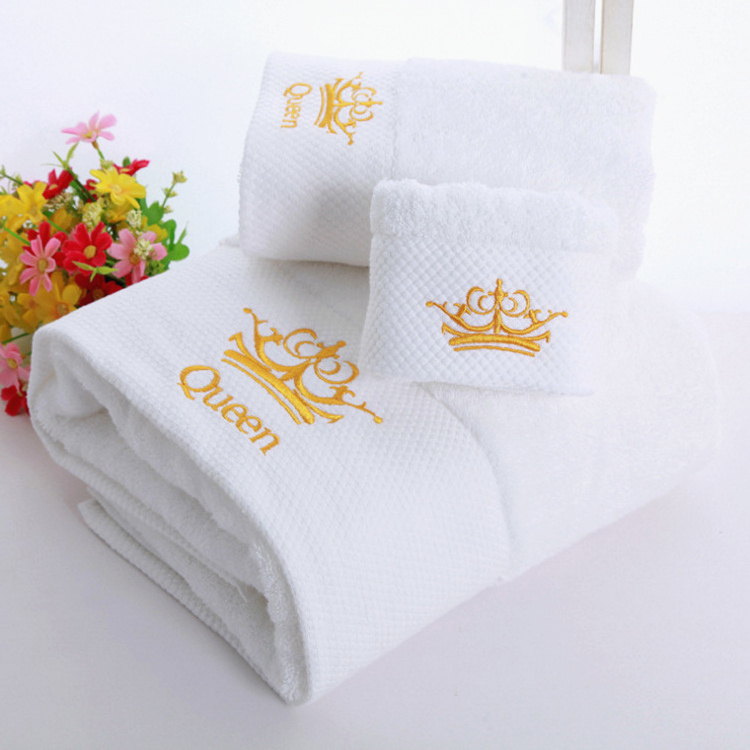 Wholesale White Turkish Spa Towel Hotel Pool Bath Towels 600GSM White 100% Cotton bath towels