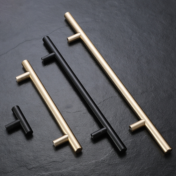 New Selling Modern Furniture Hardware Nickel Gold Black Stainless Steel Furniture Handle For Cabinet