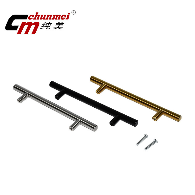 Best-Selling Brushed Gold Hardware Pull Handle Modern Luxury Door Handles