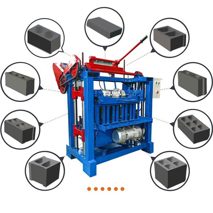 Automatic Manual Small Concrete interlock Blocks Mold Machine multifunction brick block making machine bloquera