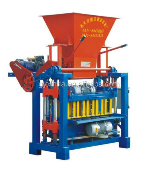 High Pressure Manual Press Interlocking Brick Paver Block Making Machine