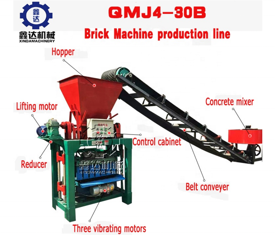 china factory brick block making machine hollow and solid concrete brick maker