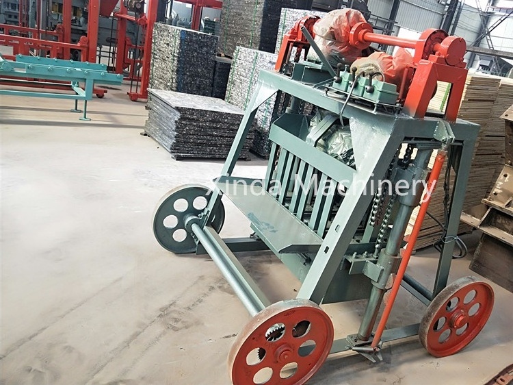 Mobile get profits maquina bloquera press to make bricks mobile concrete hollow block making machine