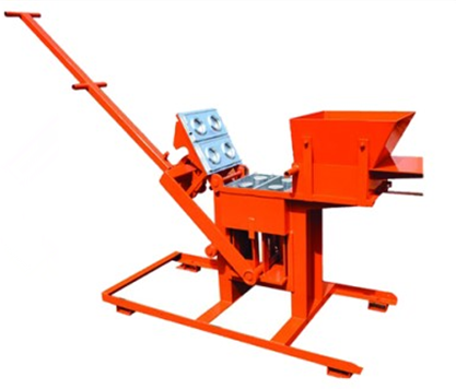 Clay interlocking brick earth block making machine manual compressed soil  clay  brick making machine