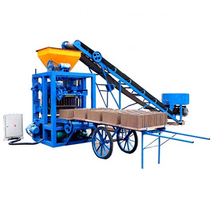 Wholesale Price semi-automatic cement block Brick Making Machine in Ghana 4-24 brick maker