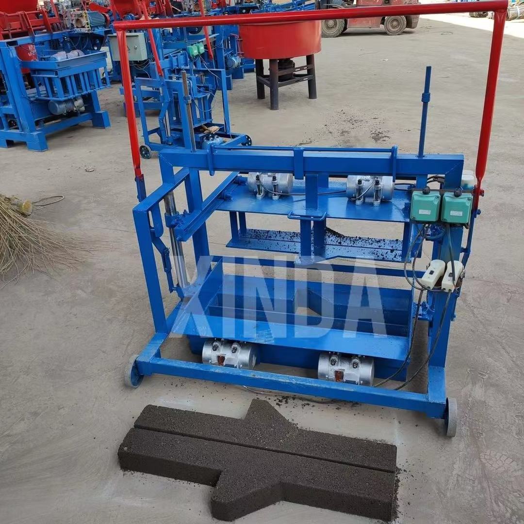 QMR4-45 Diesel egg laying concrete block machine price interlocking Manual Brick Making Machinery