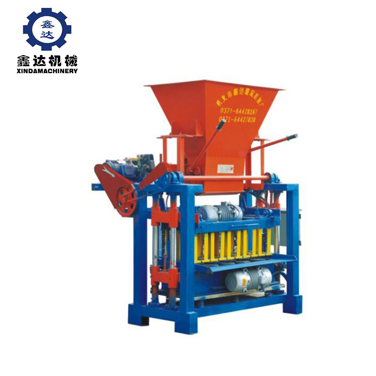 Semi-automatic block making machine river clay hollow brick machinery red soil bricks price in tamilnadu