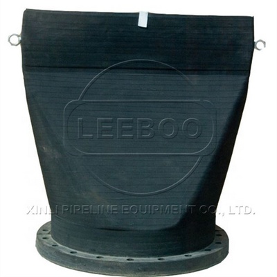 Integral flanged rubber duckbill valve for Storm water drain check valve