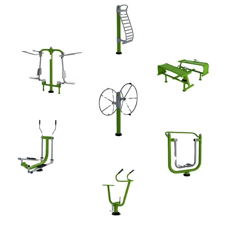 Stationary Bike for Parks Functional Wooden Outside Gymnastic Outdoor Gym Fitness Equipment