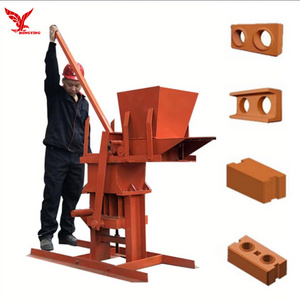 Eco brava interlocking manual brick machine price/2024 newest clay block making machine for sale