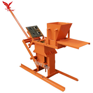 QMR2-40 manual curb clay brick making extruded machine in papua new guinea