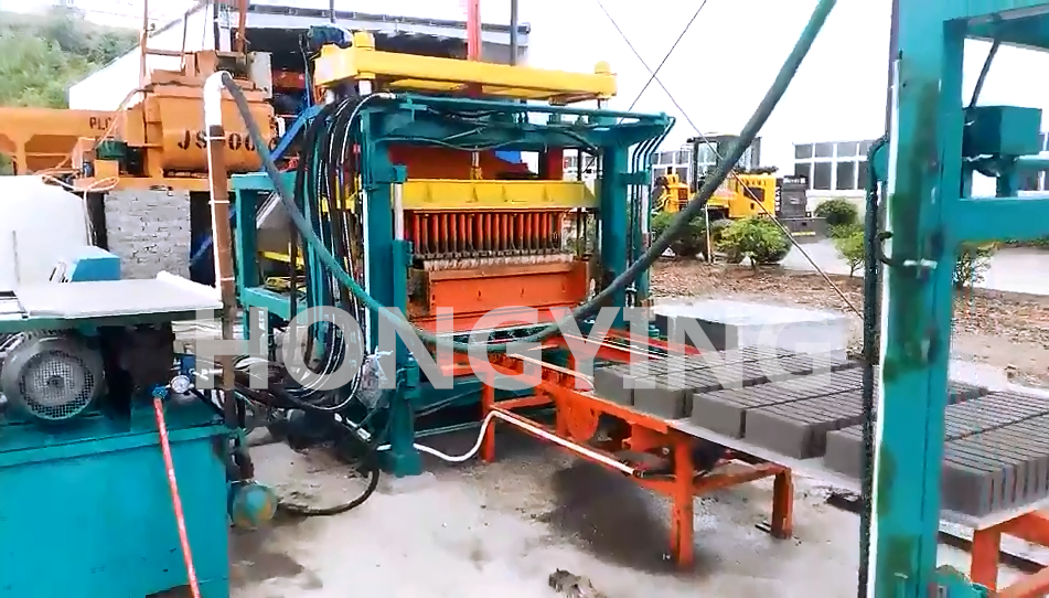 QT5-20 Automatic Hydraulic cement brick pressing machine block road paving machine