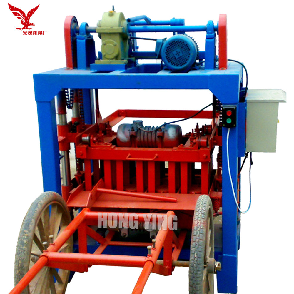 QMJ4-35B block machine install maquina bloquera cemento concrete block making machines nairobi kenya