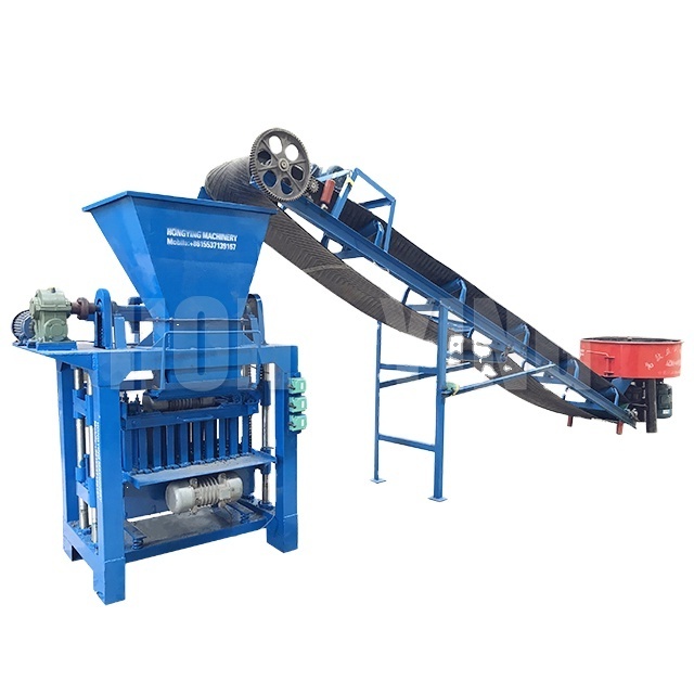 QMJ4-35C brick making machinery to make hollow block concrete blocks/maquinas para hacer bloques de cemento precio