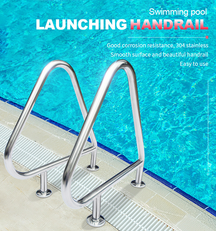 Swimming Pool Removable Handrails Stainless Steel 304/316 Above Ground Pool Hand Rail for Pool