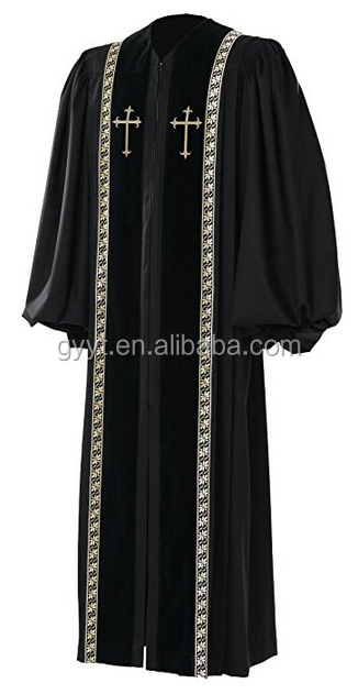 High Quality Cheap Pulpit Clergy Robe Clergy Church Robes