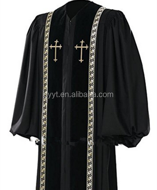 High Quality Cheap Pulpit Clergy Robe Clergy Church Robes