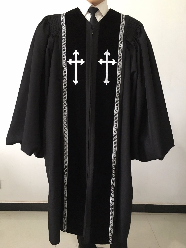 High Quality Cheap Pulpit Clergy Robe Clergy Church Robes