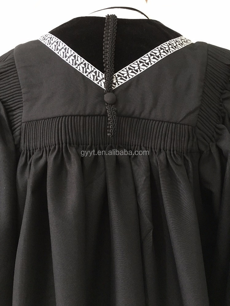 deluxe wholesale Embroidered vestments clergy robes choir robes for church