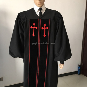 High quality and best workmanship Unisex Gender wholesale clergy robe adult choir robes