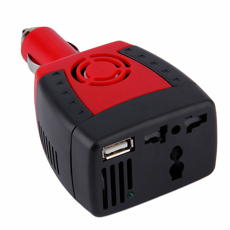 Low Price Intelligent Multifunction 150W Car Power Inverter 12V To 220V Electric Voltage Converter Usb Ports Charger Adapter