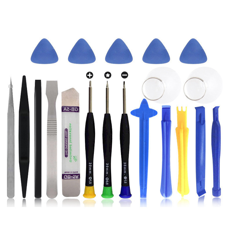 OTS-01 21 in 1 Mobile Phone Repair Tools Kit Pry Opening Tool Screwdriver Set for iPhone X XR XS 8 7 6S 11 12 13 Hand Tools