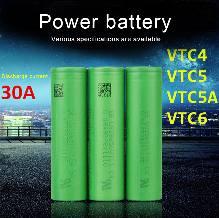 Lithium Lon Battery For Sony 18650 VTC4 VTC6 VTC5A VCT5 High Performance Quality 3.7V Rechargeable Battery