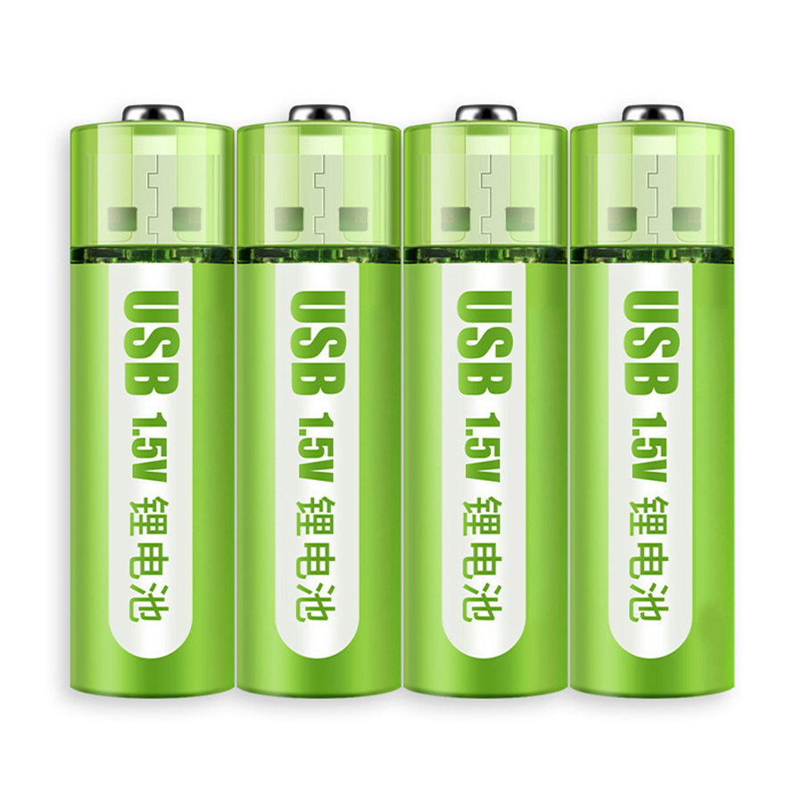 No.5 USB Rechargeable lithium battery 1.5V 1800mWh Large Capacity Lithium Battery Constant Voltage Fast Charge