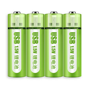 No.5 USB Rechargeable lithium battery 1.5V 1800mWh Large Capacity Lithium Battery Constant Voltage Fast Charge