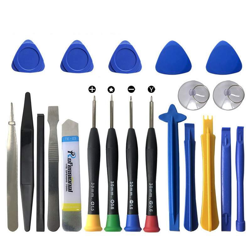 OTS-01 21 in 1 Mobile Phone Repair Tools Kit Pry Opening Tool Screwdriver Set for iPhone X XR XS 8 7 6S 11 12 13 Hand Tools