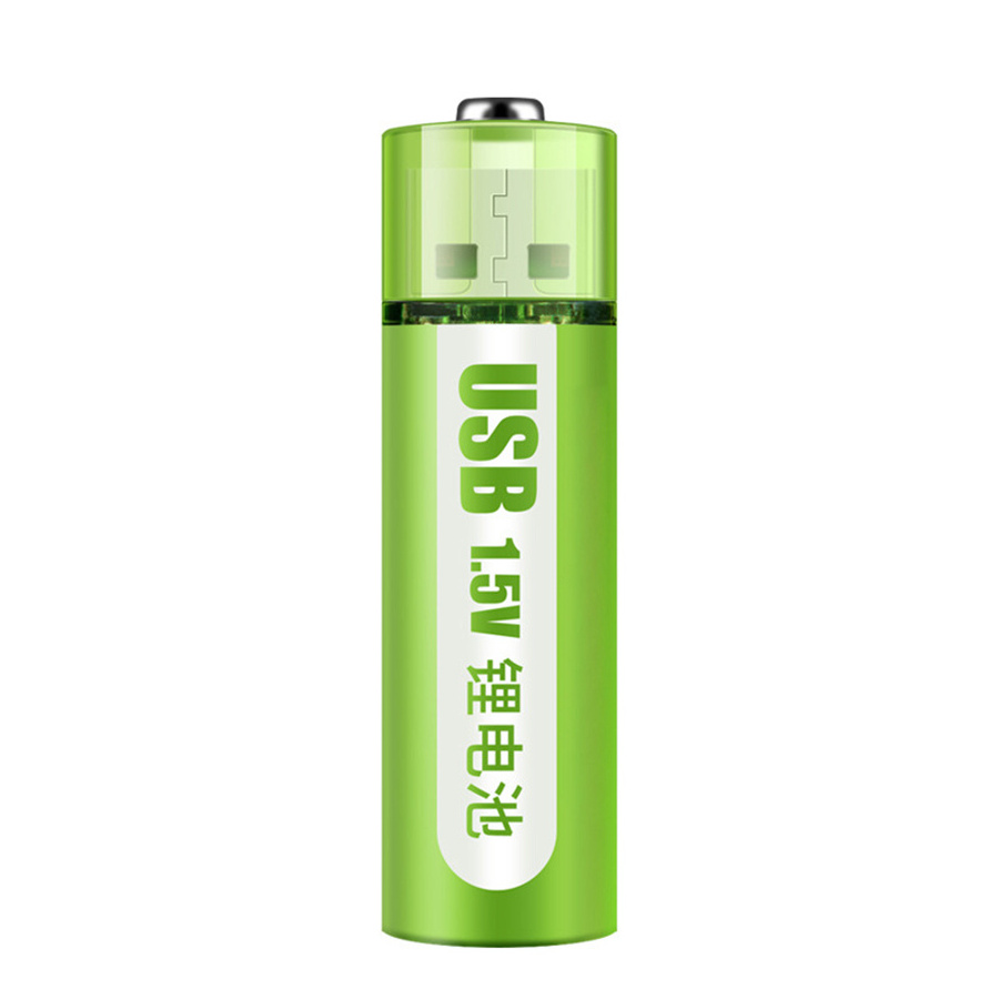 No.5 USB Rechargeable lithium battery 1.5V 1800mWh Large Capacity Lithium Battery Constant Voltage Fast Charge