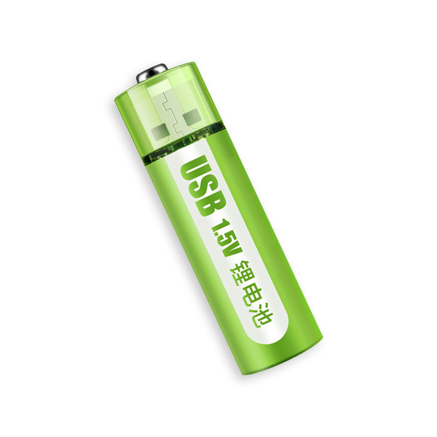 No.5 USB Rechargeable lithium battery 1.5V 1800mWh Large Capacity Lithium Battery Constant Voltage Fast Charge