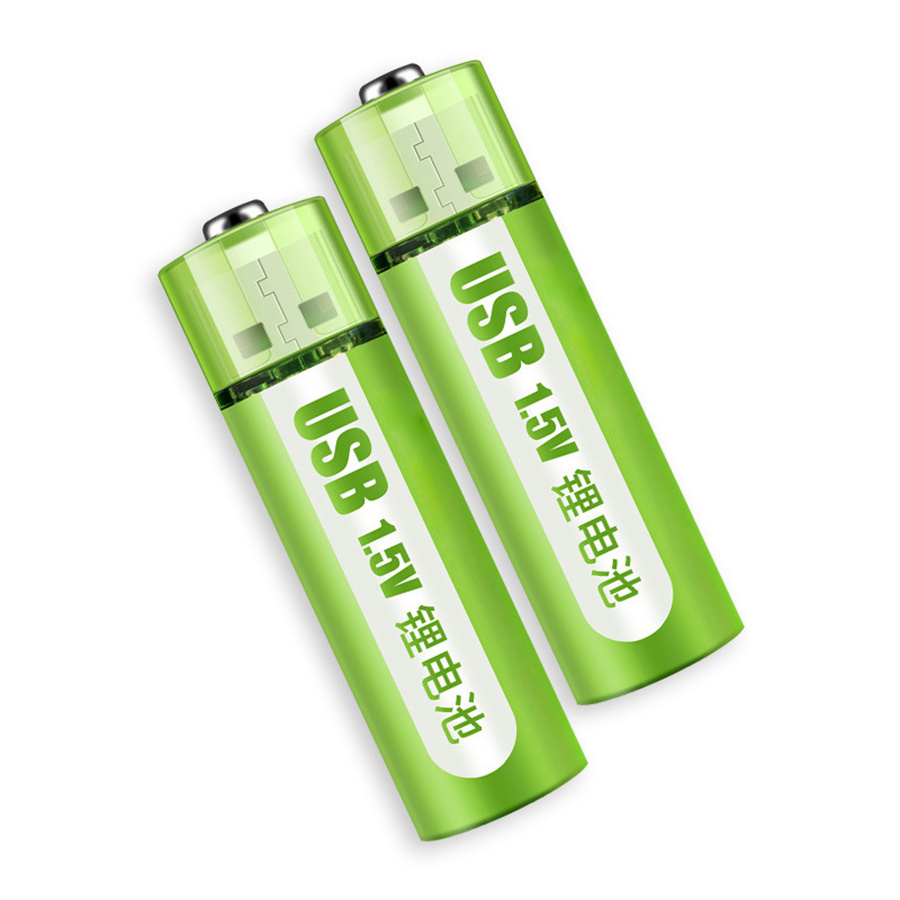 No.5 USB Rechargeable lithium battery 1.5V 1800mWh Large Capacity Lithium Battery Constant Voltage Fast Charge