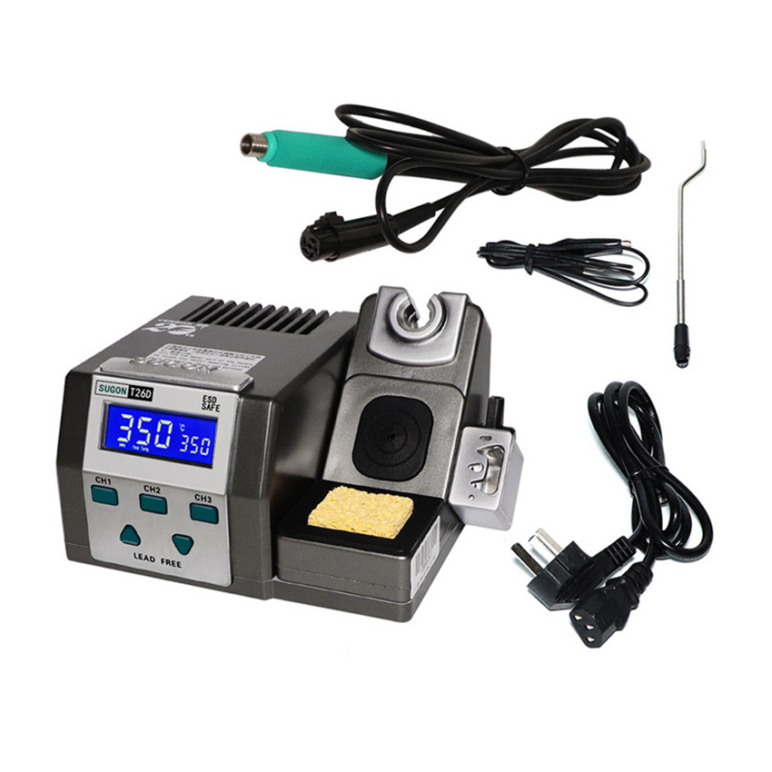 T26d Constant Temperature Electric Soldering Iron Station Machine Desoldering Station Mobile Phone Repair Tool For Phone Repair