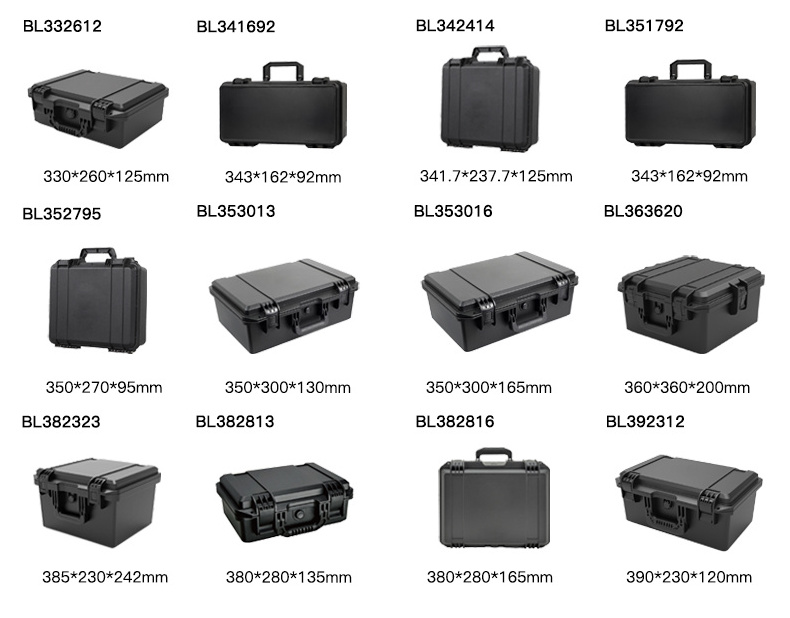 custom plastic hard equipment protective waterproof case outdoor pelican gun case