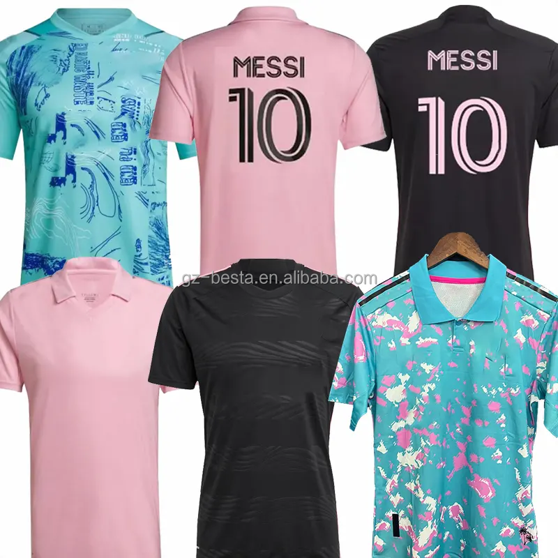 Mens Sportswear Custom Jersey Soccer Wear 2023 Inter Miami FC Soccer Jersey Camiseta de futbol Messi Jersey