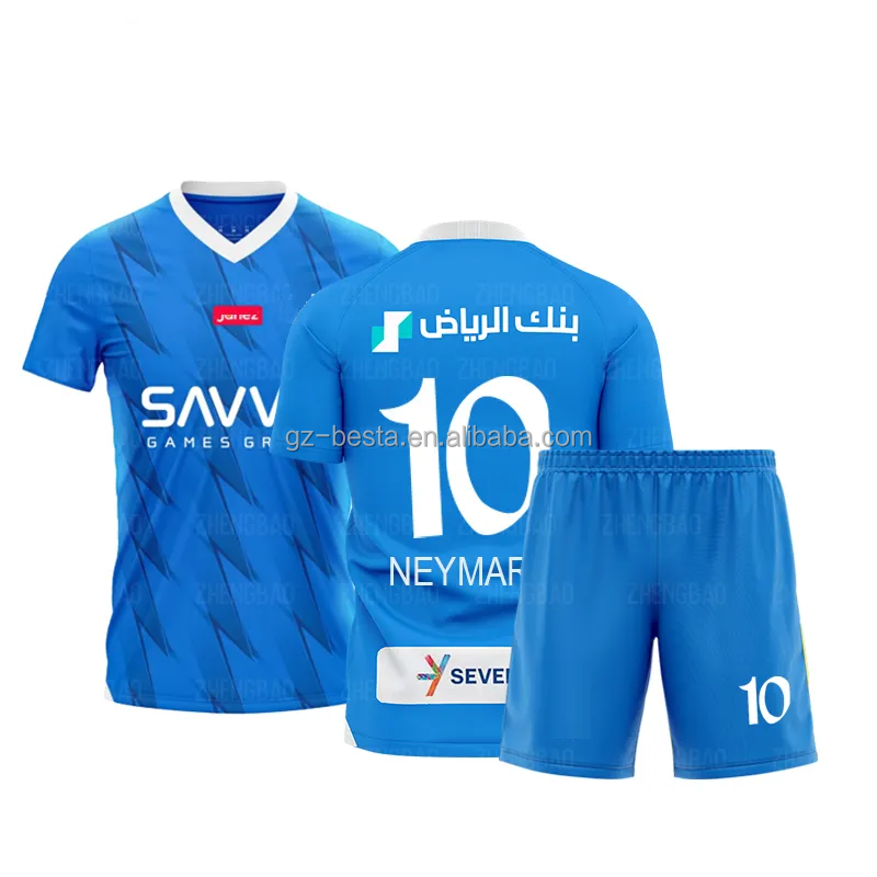 Mens Sportswear Custom Jersey Soccer Wear 2023 Al Halil Saudi Arabia Soccer Jersey Camiseta de futbol Neymar Jersey