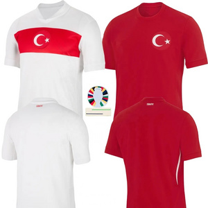 2024 2025 Euro Cup Turkey National Team Football Shirts Jersey Soccer Kits Mens Kids Full Sets Turkey Football Soccer Jersey