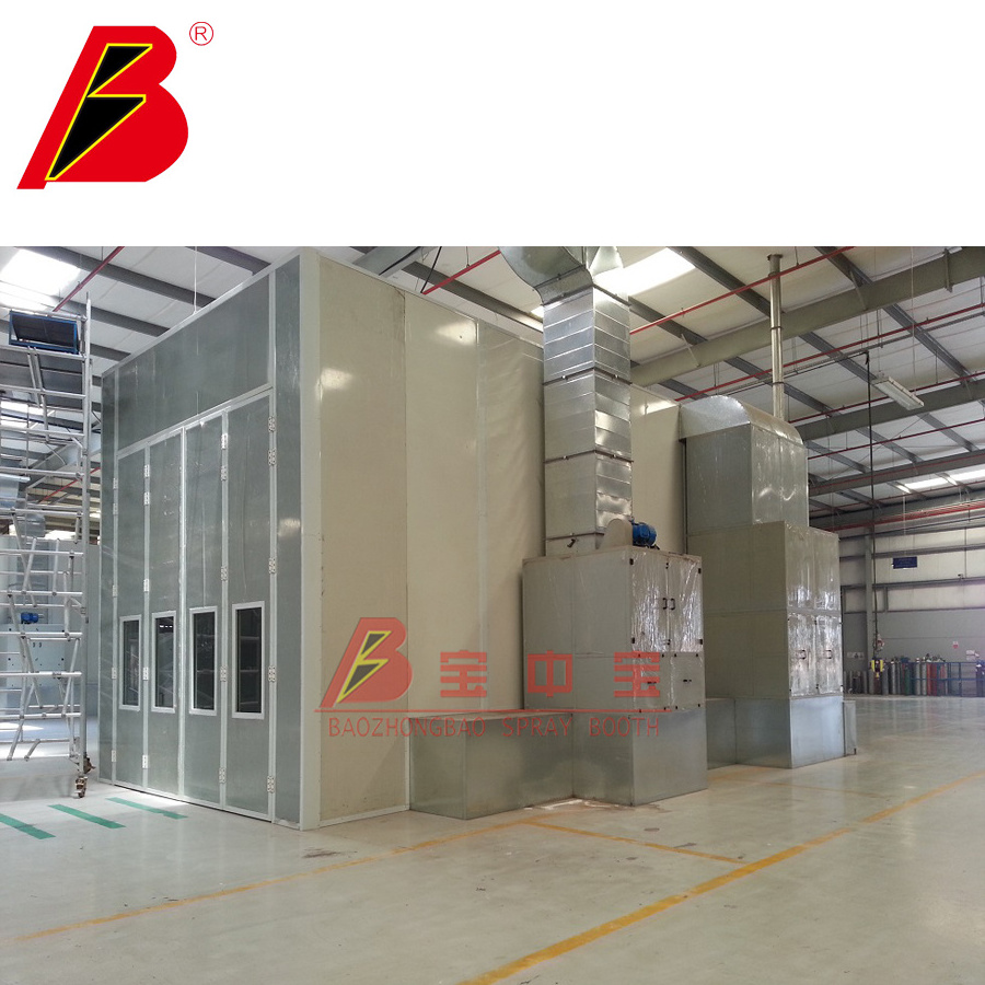 BZB China Professional paint booth supplier industrial spray booth for buses and trucks