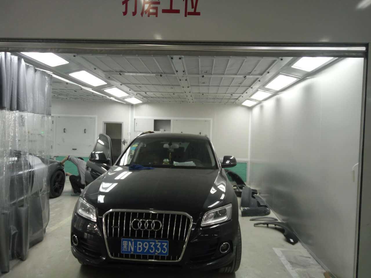 Car Spray Painting Booth New Auto Painting Room Vehicle Paint Spray Booth with conveyor chain