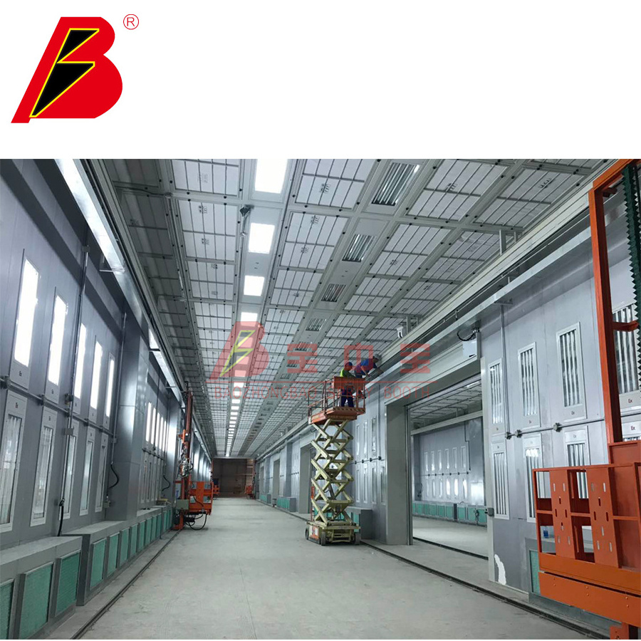 BZB China Professional paint booth supplier industrial spray booth for buses and trucks