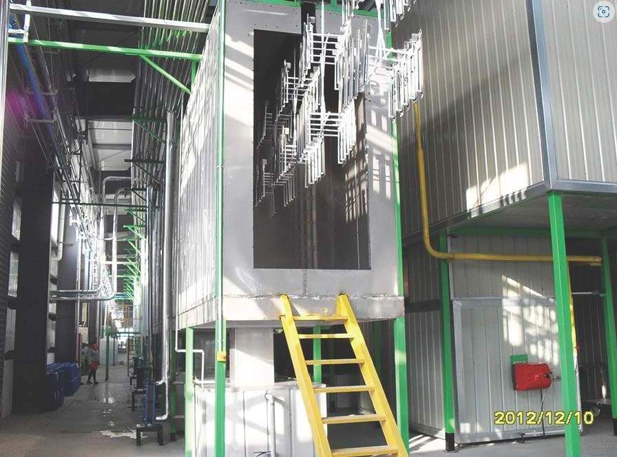 Power and Free Overhead Conveyor Powder Coating Line Automatic Powder Paint Equipments