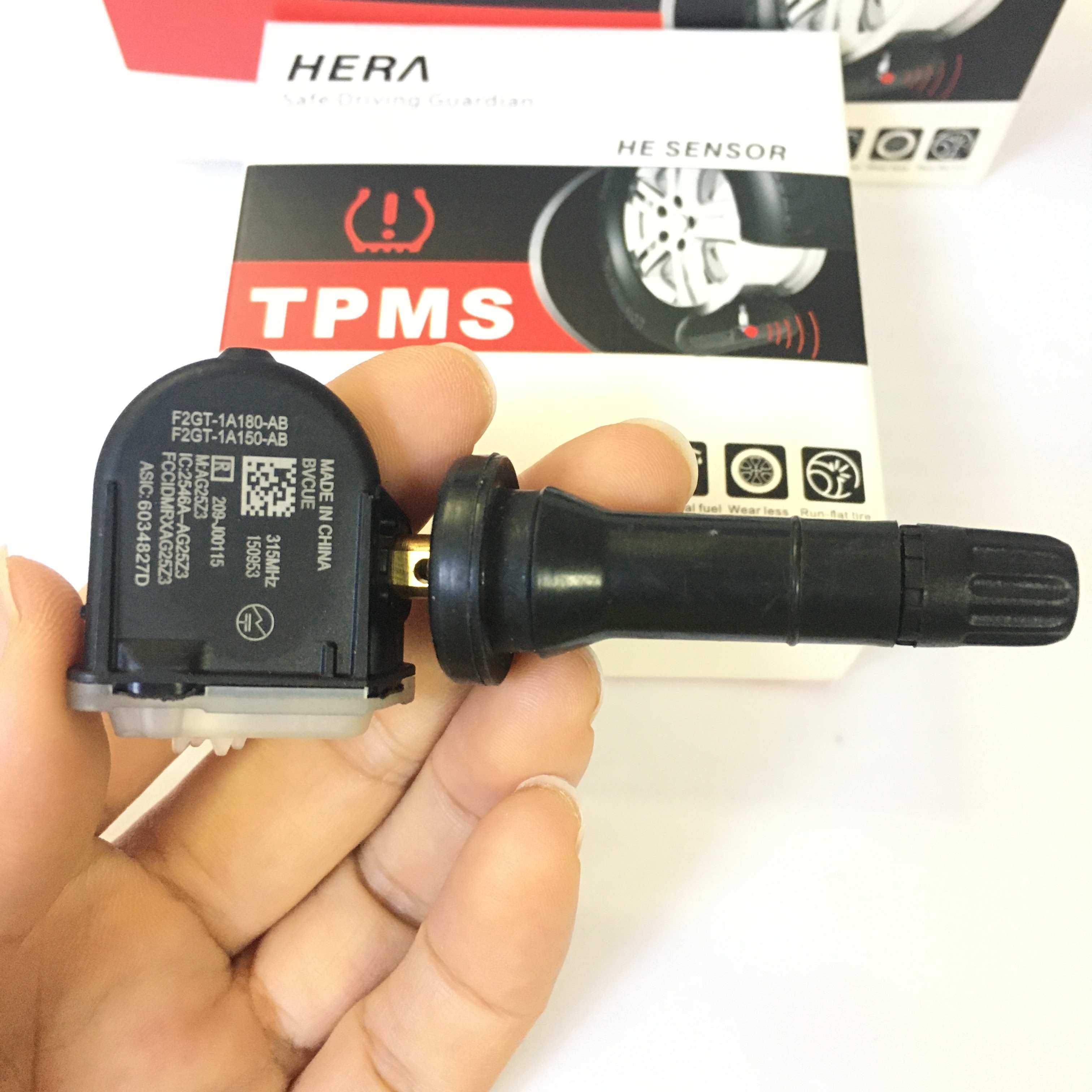 BAIXINDE HERA TPMS SENSOR FACTORY HOTASALE  TIRE PRESSURE SENSOR OEM F2GT-1A180-A Black for car