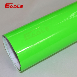 TM1519 Gloss Neon Green Car Vinyl Wrap Film Sticker