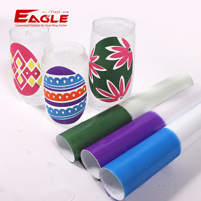 Waterproof cold sensitive temperature color change self adhesive vinyl for cricut craft DIY vinyl sticker