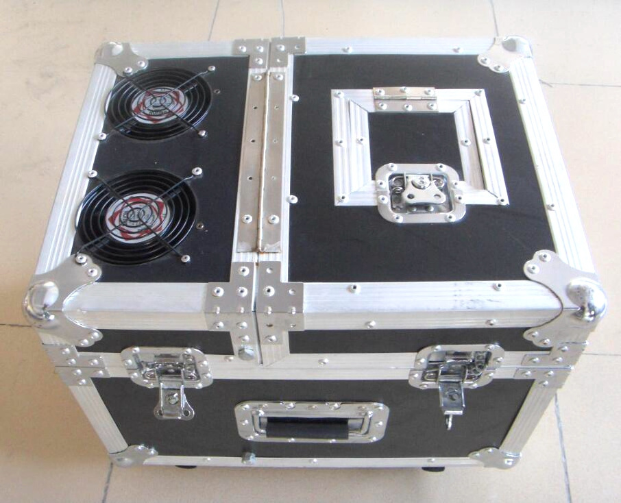 600w haze machine new 600w dual hazer machine fog smoke machine DMX512 with Flight case