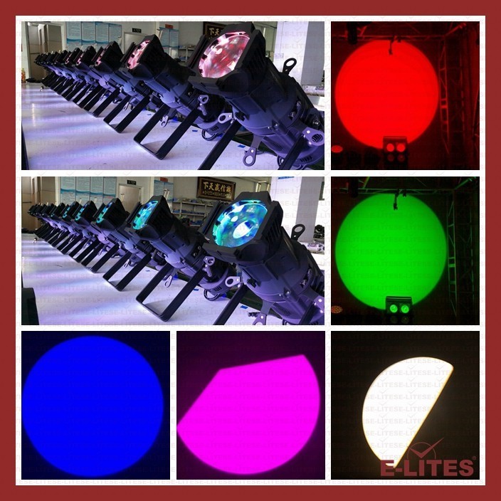 Great Brightness 200w  rgbw 4in1 profile led ellipsoidal professional theater light